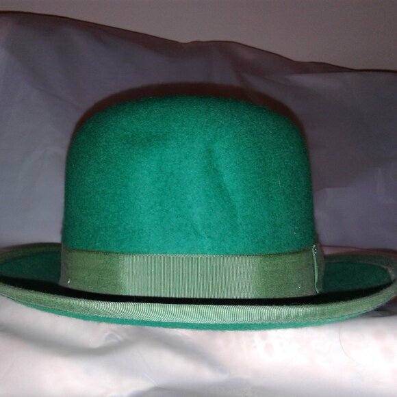 HXC St. Patrick's Irish Green wool Derby size large - Picture 1 of 4